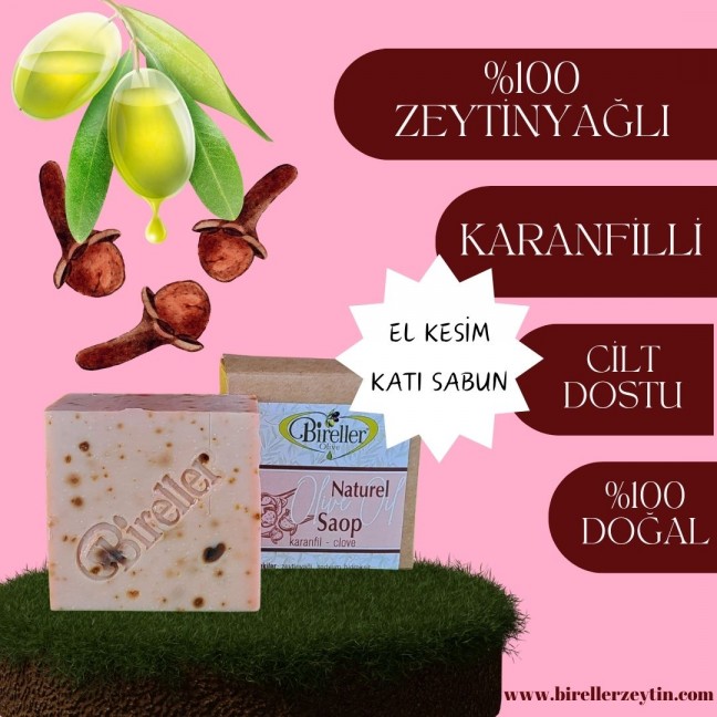 Bireller Karanfilli Zeytinyağ Sabunu 140 Gr
