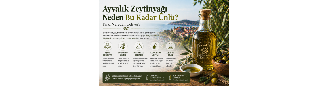 Ayvalık Zeytinyağı Neden Bu Kadar Ünlü? Farkı Nereden Geliyor?