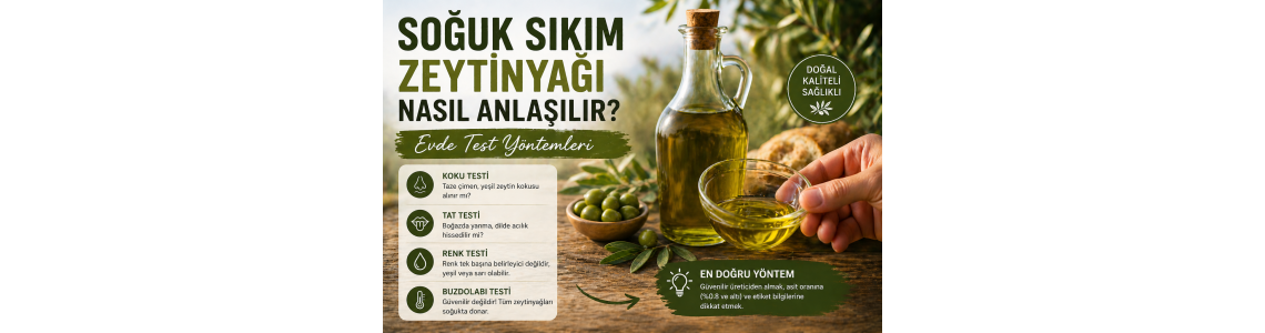 Soğuk Sıkım Zeytinyağı Nasıl Anlaşılır? Evde Test Yöntemleri