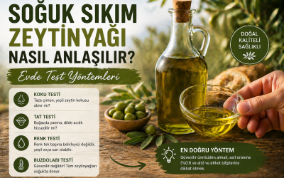 Soğuk Sıkım Zeytinyağı Nasıl Anlaşılır? Evde Test Yöntemleri