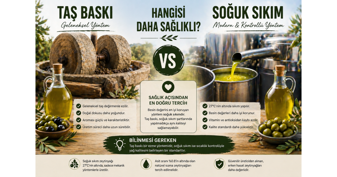 Taş Baskı mı Soğuk Sıkım mı? Hangisi Daha Sağlıklı?