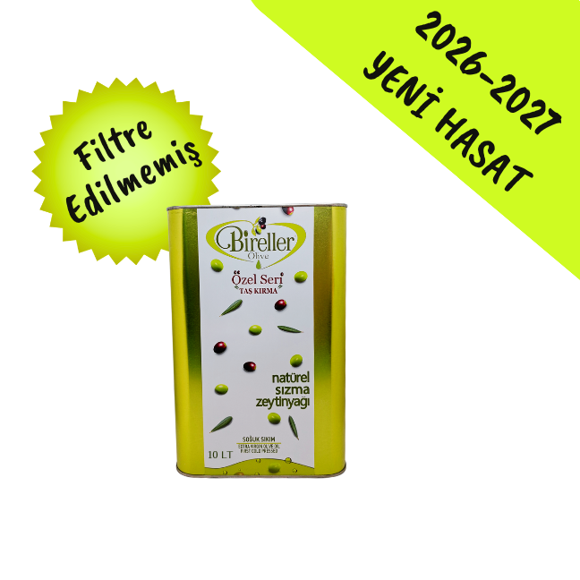 Erken Hasat - Yeni Mahsul Filtresiz Soğuk Sıkım Sızma Zeytinyağı 10 lt