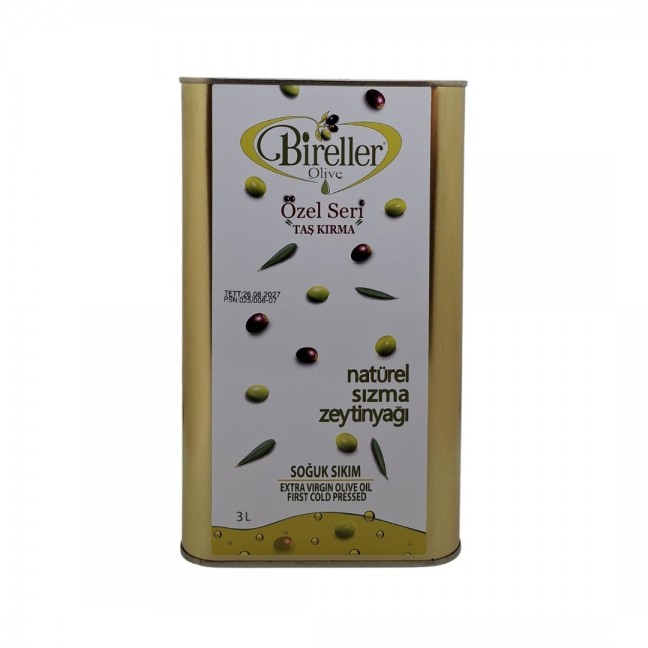 Soğuk Sıkım Naturel Sızma Zeytinyağı 3 Lt