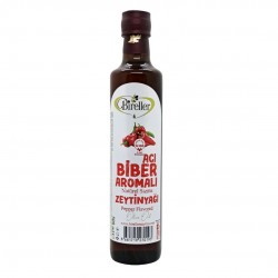 Soğuk Sıkım Acı Biber Aromalı Sızma Zeytinyağ 500 Ml