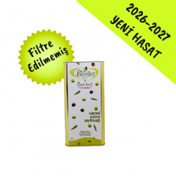 Erken Hasat - Yeni Mahsul Filtresiz Soğuk Sıkım Sızma Zeytinyağı 5 LT
