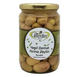 Bireller Ayvalık Yeşil Zeytin Domat Kırma 500 Gr
