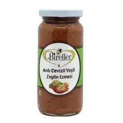 Bireller Acılı Cevizli Yeşil  Zeytin Ezmesi 420gr