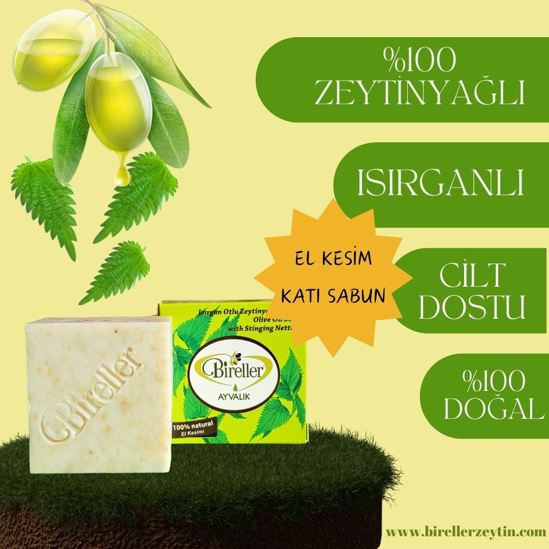 Bireller Isırgan Otlu Zeytinyağ Sabunu 140 Gr