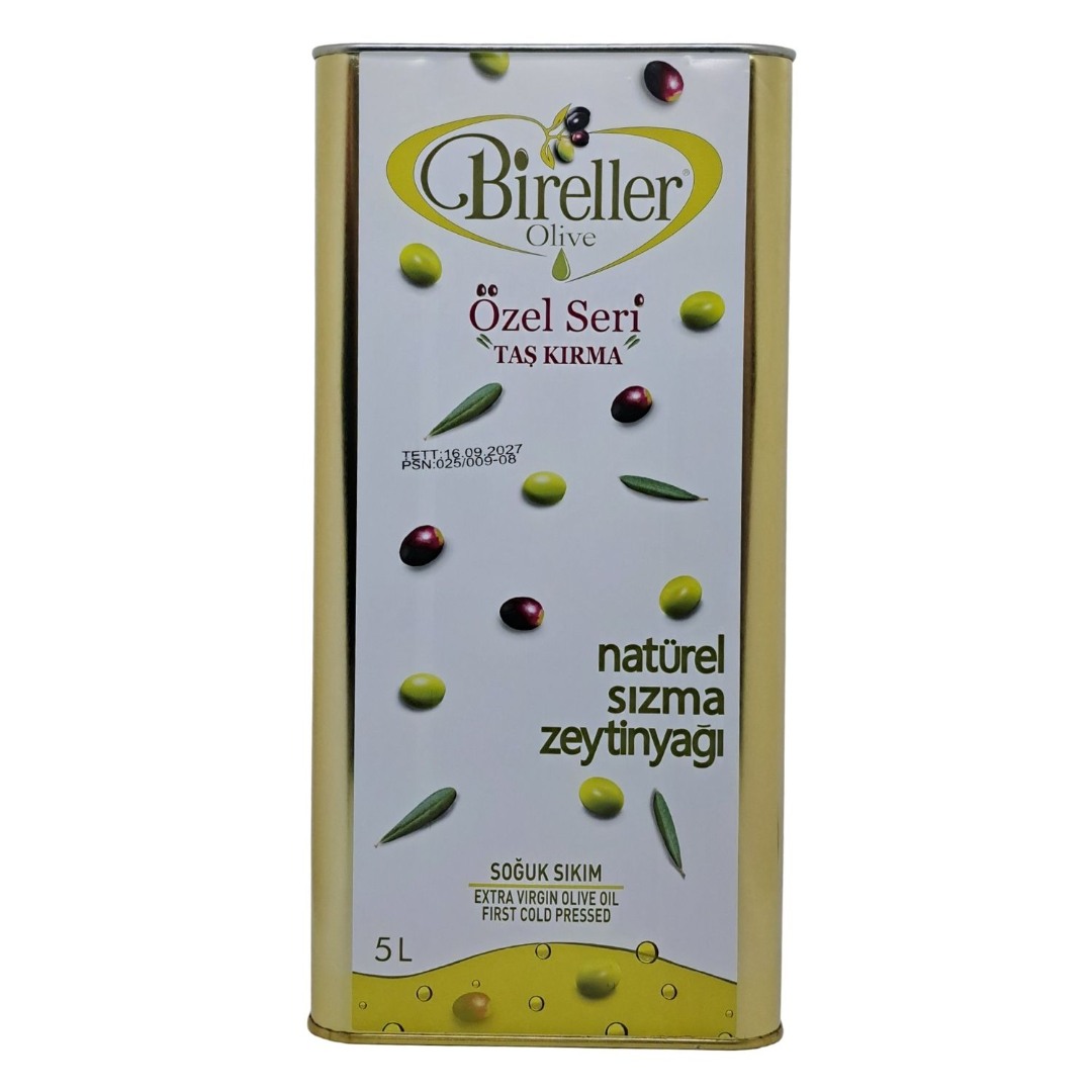 Soğuk Sıkım Naturel Sızma Zeytinyağı 5 Lt