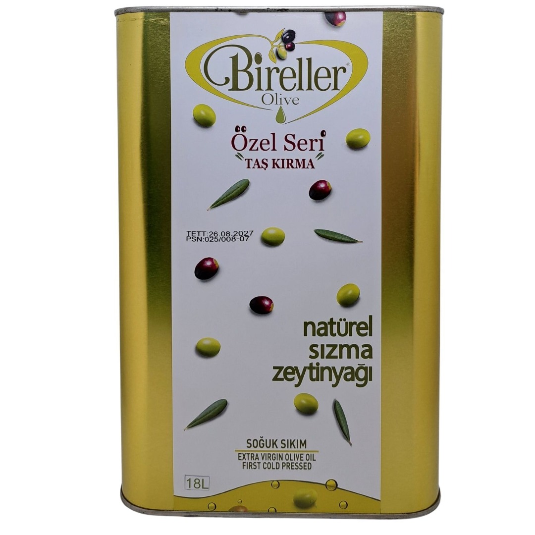 Soğuk Sıkım Natural Sızma Zeytinyağı 18 Lt