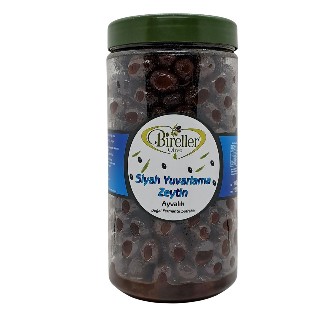 Bireller Ayvalık Doğal Siyah Zeytin Yuvarlama 1 Kg